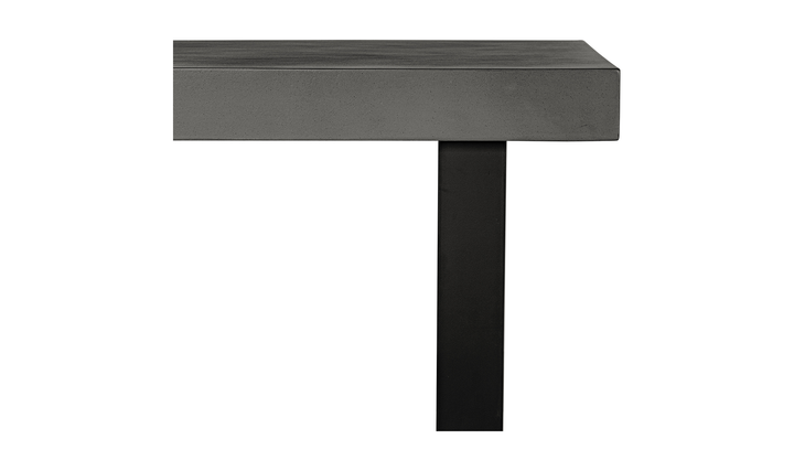 Jedrik Outdoor Dining Table Small Grey