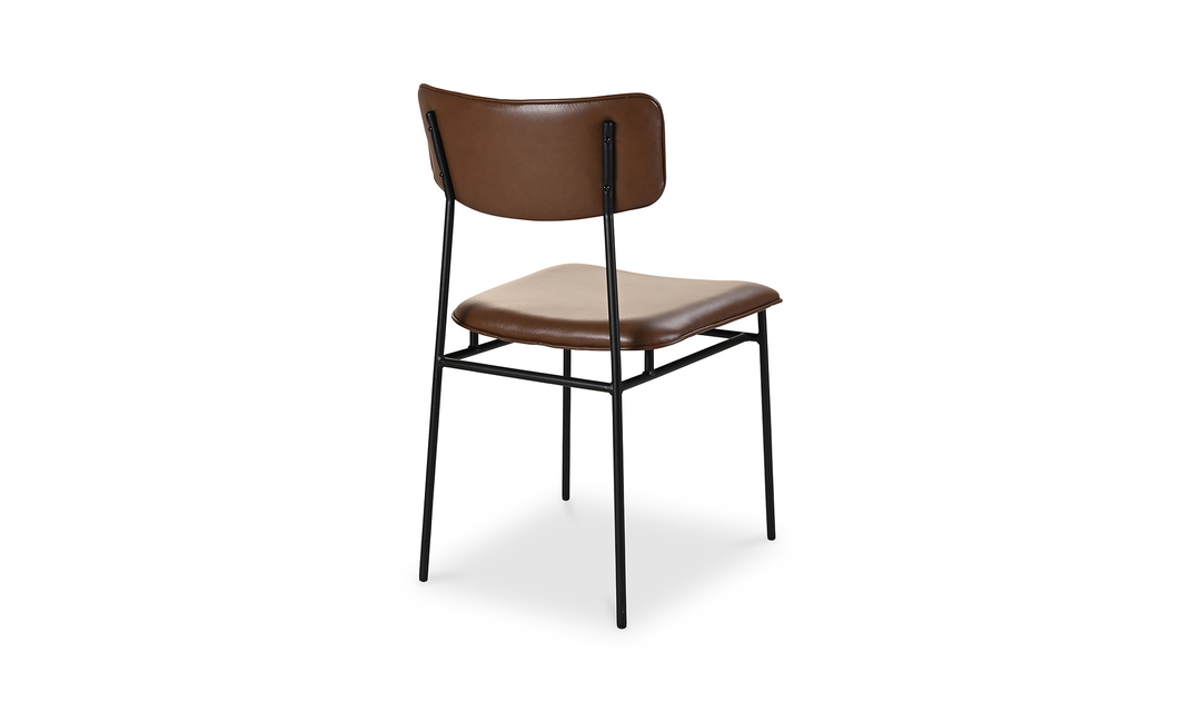 Sailor Dining Chair - Set Of Two Dark Brown