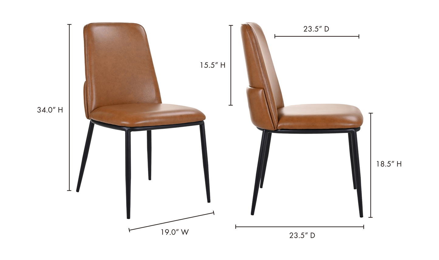 Douglas Dining Chair - Set Of Two Brown