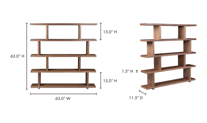 Miri Shelf Large Brown