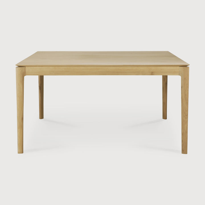 Bok Dining Table by Ethnicraft - Modern wooden dining table with natural oak finish 145x145cm