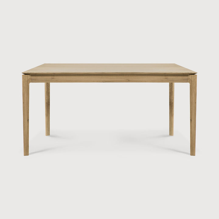 Bok Dining Table by Ethnicraft - Modern wooden dining table with oak finish 160x80cm