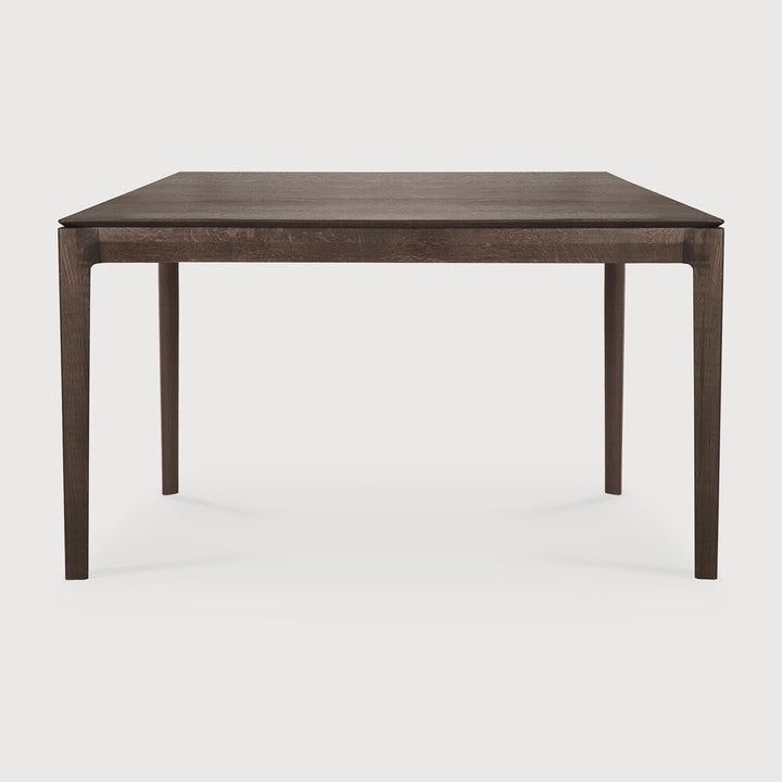 Bok Dining Table by Ethnicraft - Modern wooden dining table with oak brown finish 140x80cm