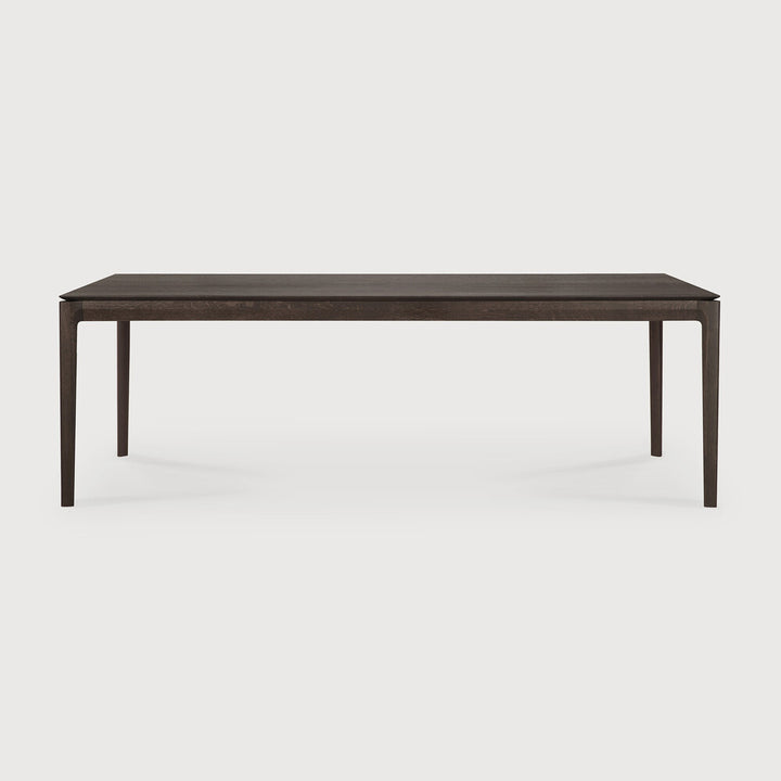 Bok Dining Table by Ethnicraft - Modern wooden dining table with oak brown finish 240x100cm