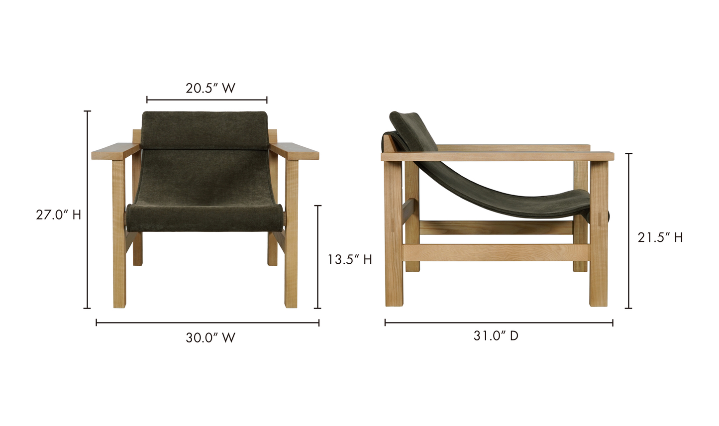 Annex Lounge Chair Cedar Green