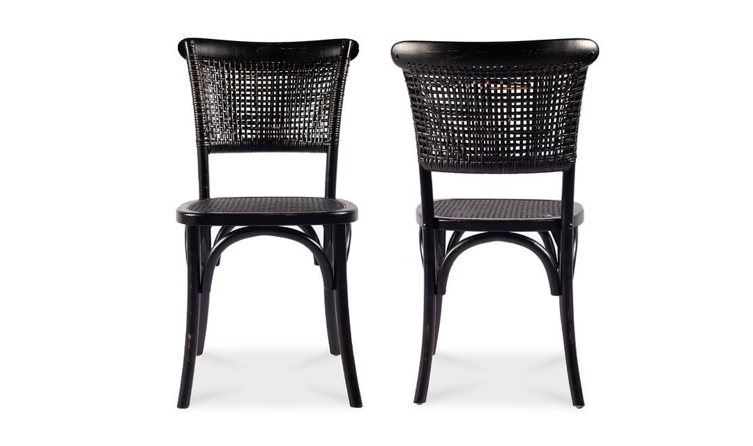 Churchill Dining Chair Antique Black-Set Of Two