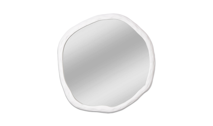 Foundry Mirror Small White