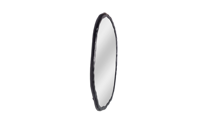 Foundry Mirror Oval Black