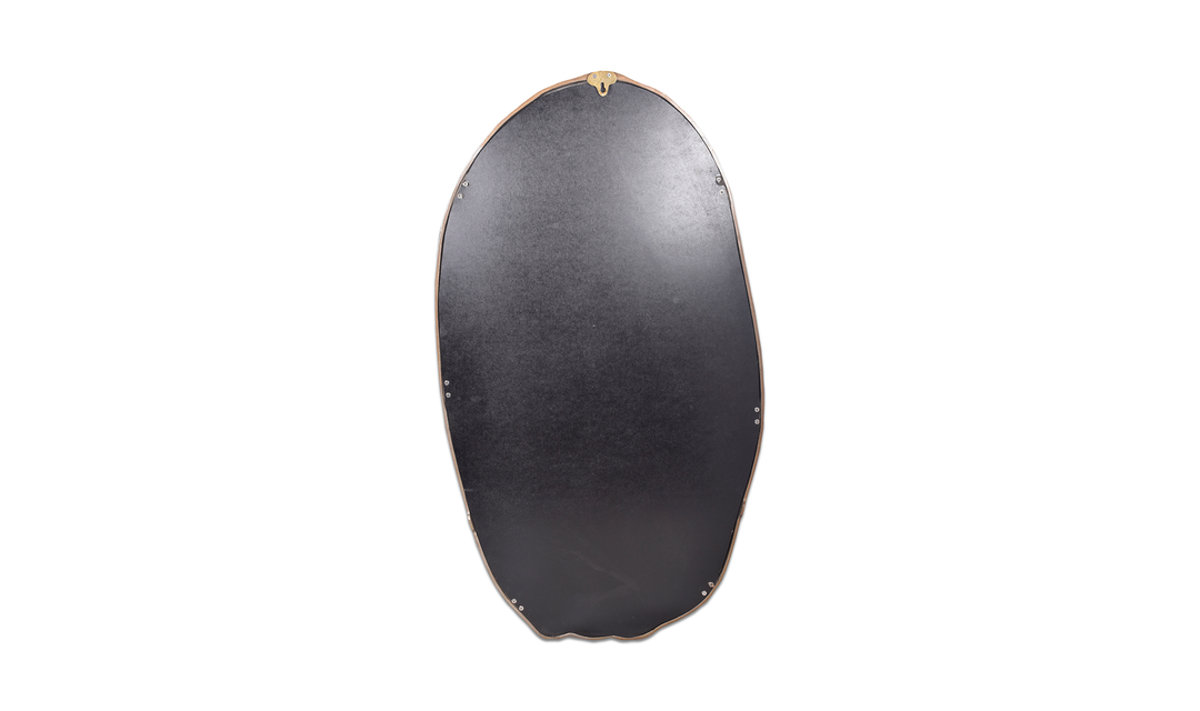 Foundry Mirror Oval Gold