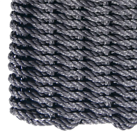 Rope Mat - Slate Grey (Single Weave)