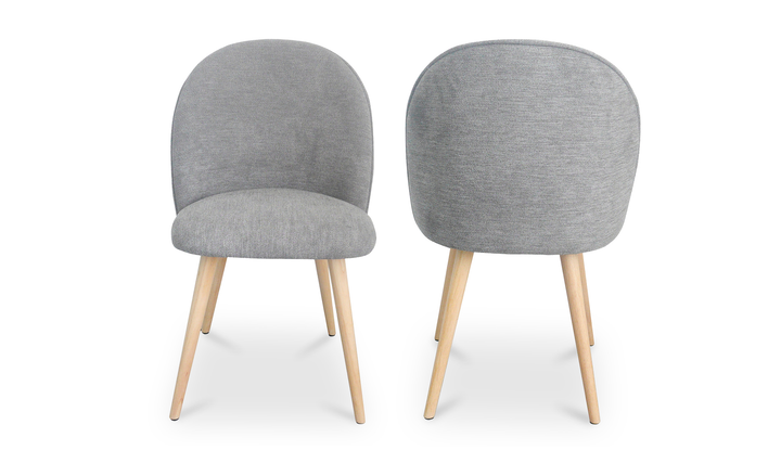Clarissa Dining Chair Grey-Set Of Two
