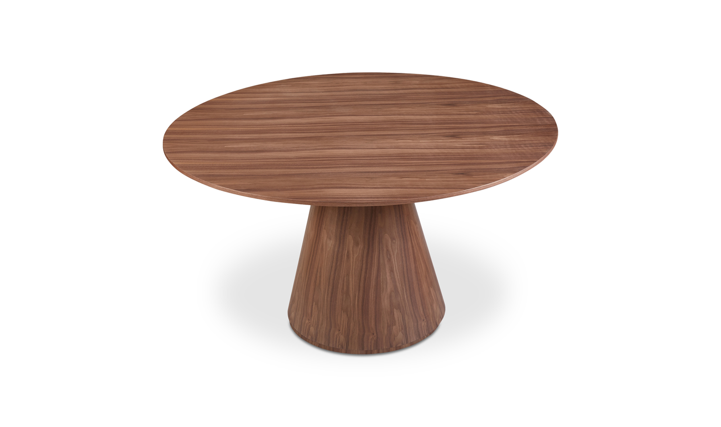 Otago Round 54inch Dining Table Brown