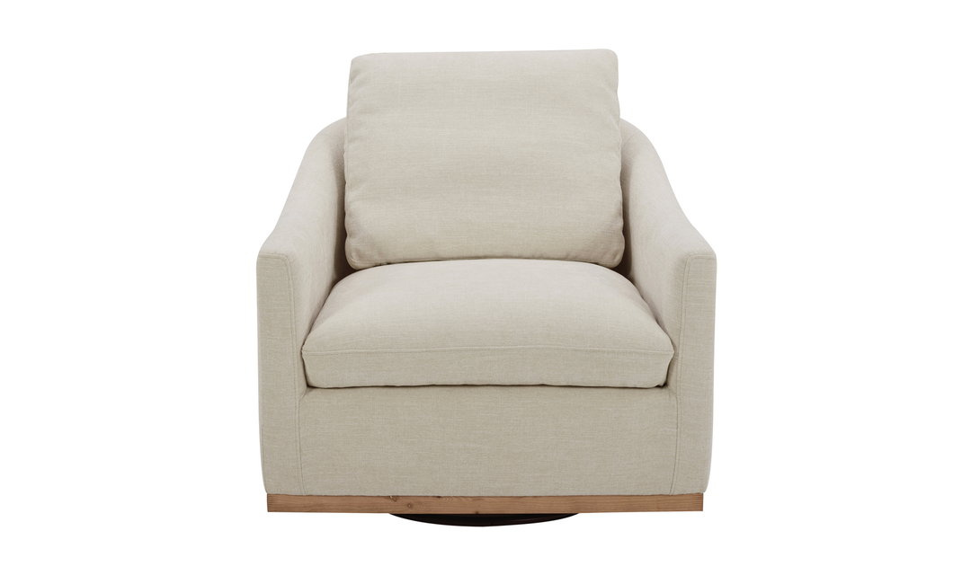 Linden Swivel Chair Soft Beige