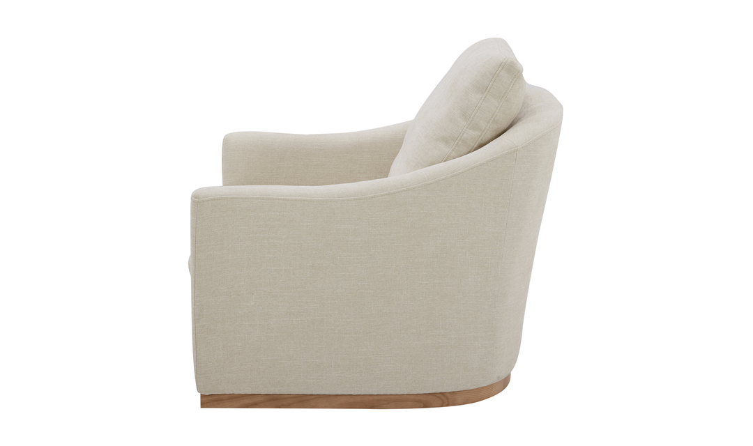 Linden Swivel Chair Soft Beige