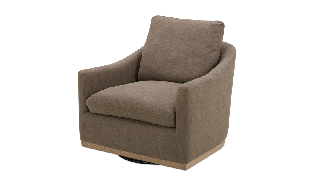Linden Swivel Chair Soft Taupe