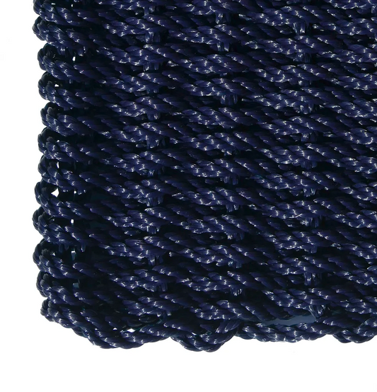 Rope Mat - Navy (Single Weave)