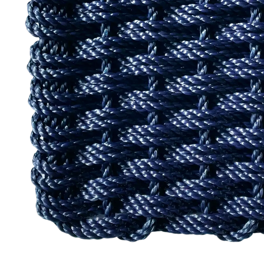 Rope Mat - Navy (Double Weave)