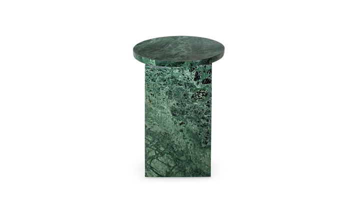 Grace Accent Table Green Marble