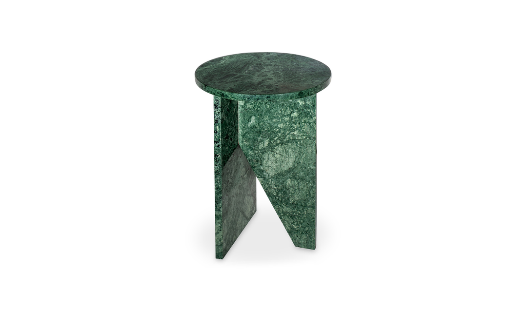 Grace Accent Table Green Marble