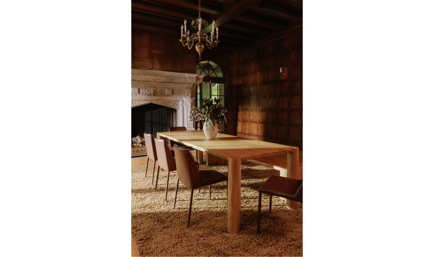 Post Dining Table Large Natural