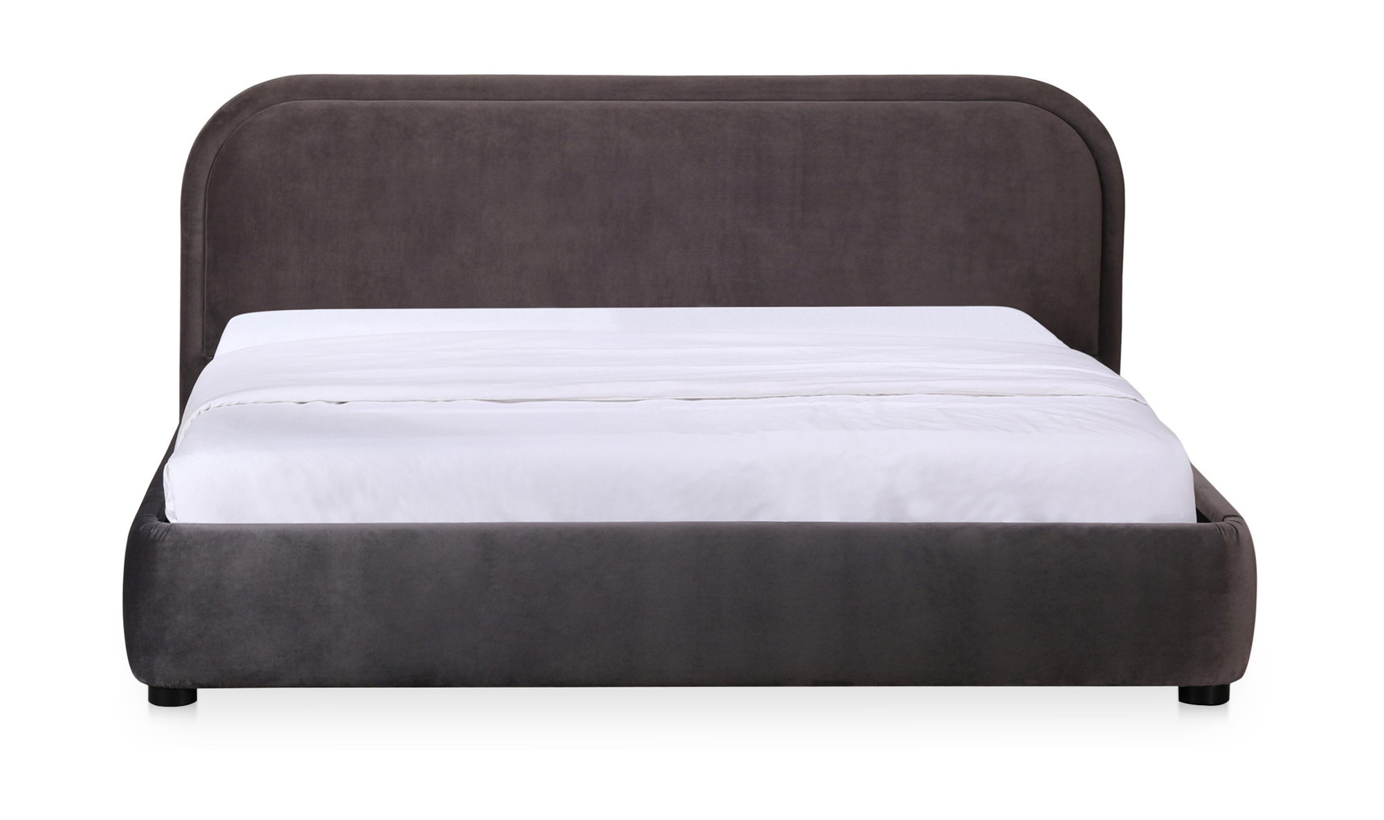 Colin Queen Bed Dark Grey THE NEST Furniture & Design