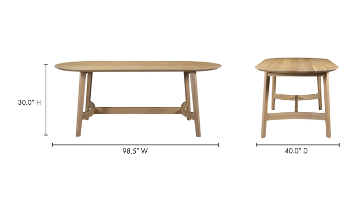 Trie Dining Table Large Natural