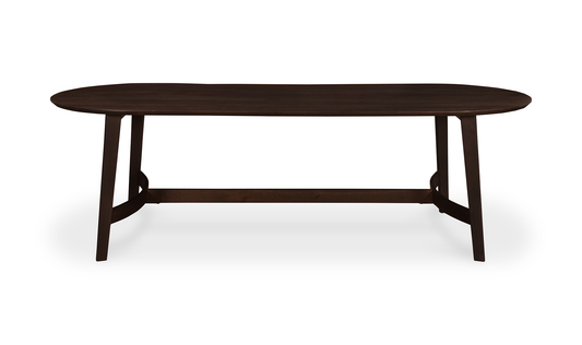 Trie Dining Table Small Dark Brown