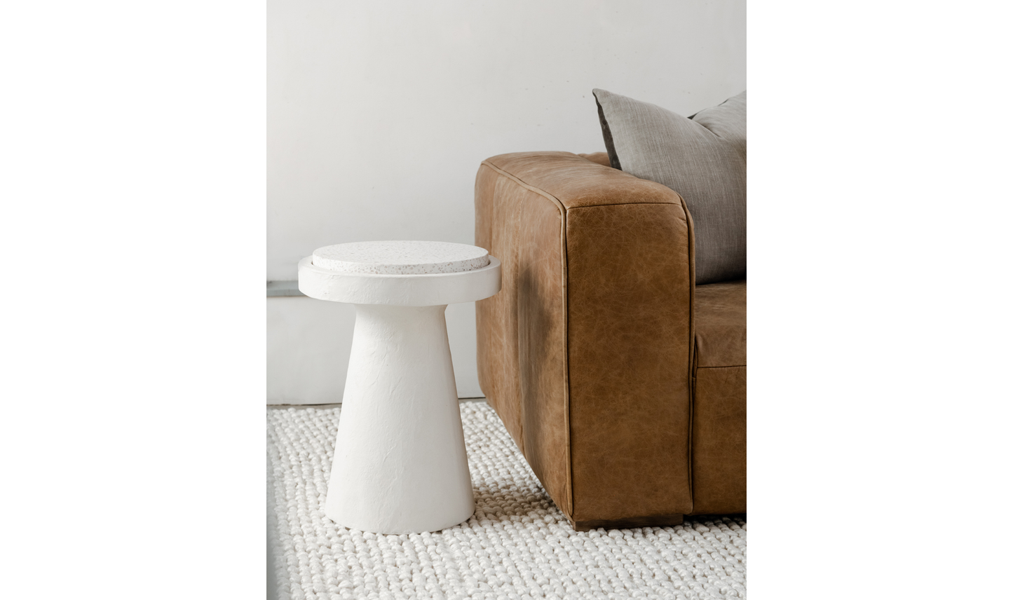 Book Accent Table - White