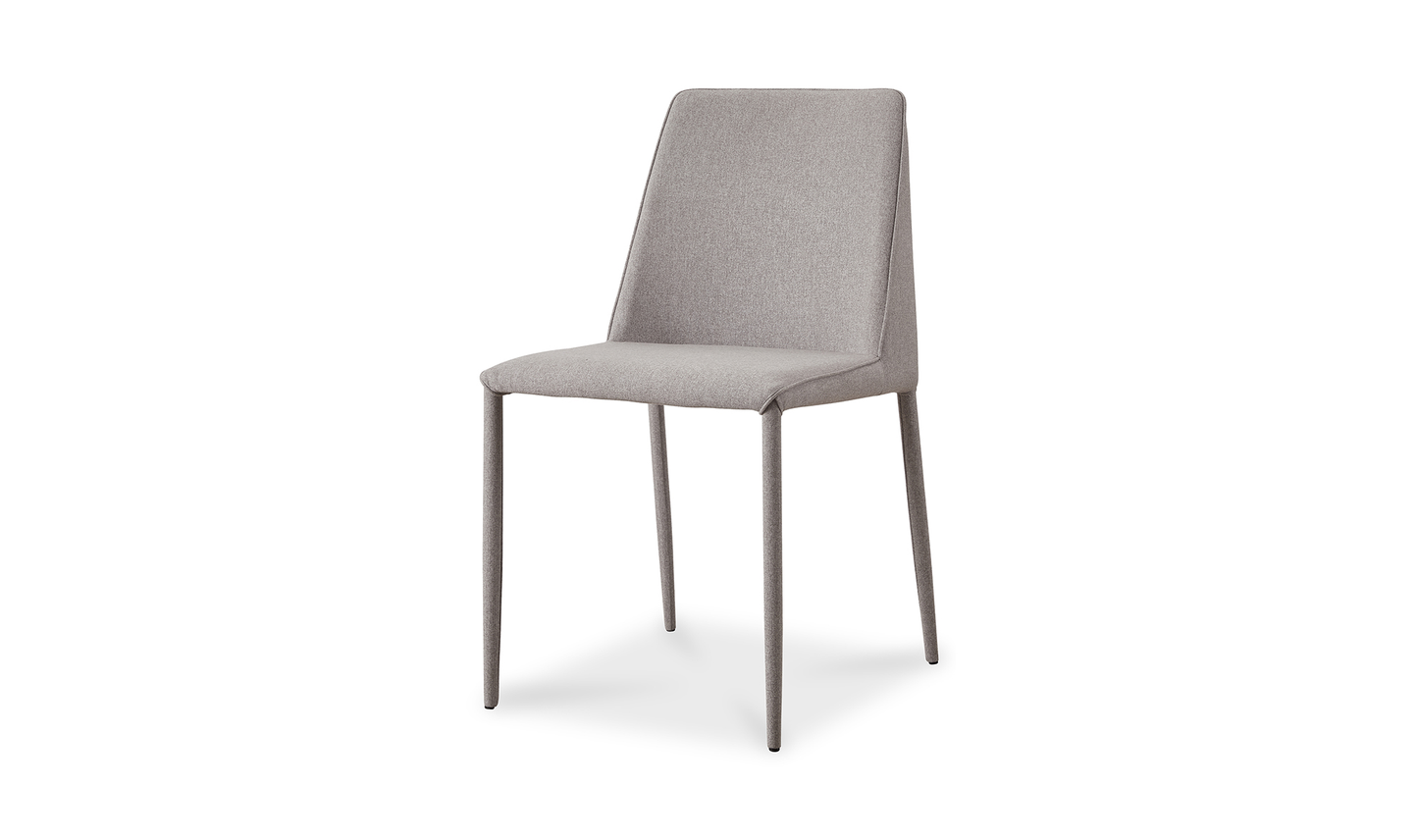 Nora Fabric Dining Chair - Set Of Two Grey