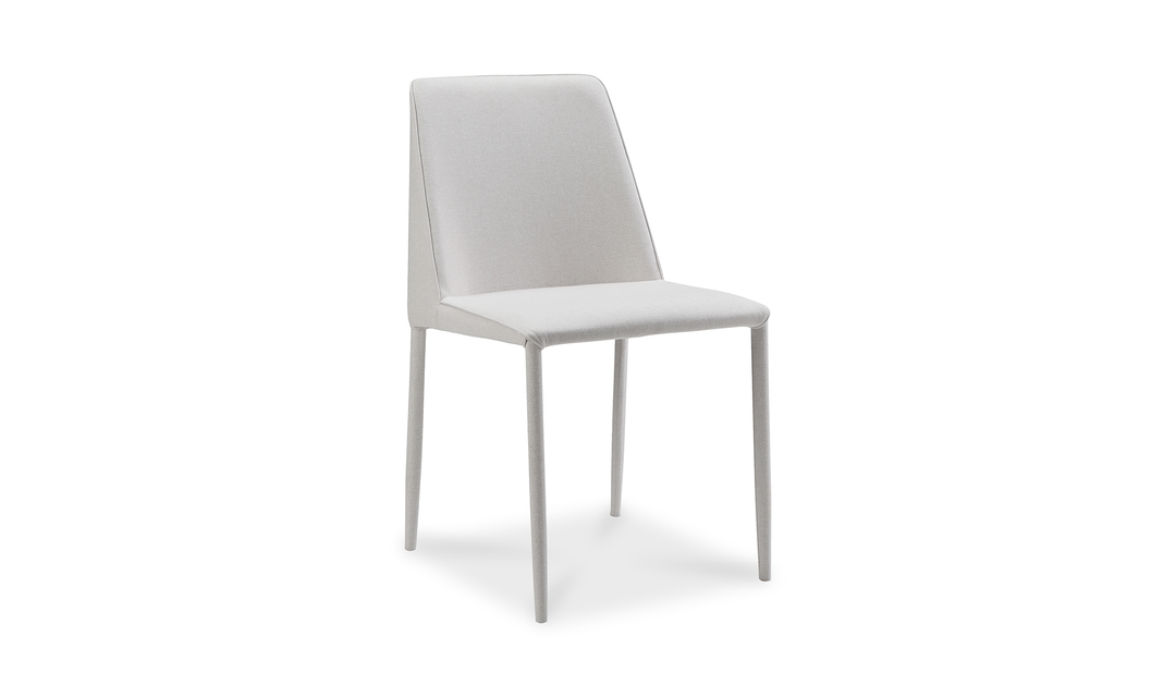 Nora Fabric Dining Chair - Set Of Two White